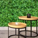 Ver imagem 6 de 20 Folhagens Artificiais Trevo Placa Decorativa para Revestimento em Parede Vertical 60x40cm