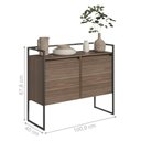 Ver imagem 3 de Conjunto Buffet Aparador Industrial 2 Portas Affara