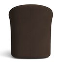 Ver imagem 5 de Cadeira Poltrona Decorativa Clara Veludo Marrom Dal Poz Estofados