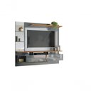 Ver imagem 3 de Painel Intense Painel para Tvs até 55'' 2 Portas Cinza Perolizado-tauari Lukaliam