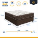 Ver imagem 5 de Cama Box Baú + Colchão de Viúva Ortobom D45 Iso 150 128x188x60 Cm
