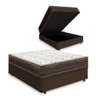 Cama Box Baú + Colchão de Viúva Ortobom D45 Iso 150 128x188x60 Cm - 1