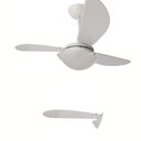 Ver imagem 4 de Ventilador de Teto Tron 130W 3 Pás Branco Clm New 220V
