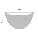 Ver imagem 2 de Vaso de Parede Meia Lua Jardim Vertical em Polietileno 20x38