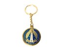Ver imagem 3 de Chaveiro Luxo Dourado Nossa Senhora Aparecida Frente Verso