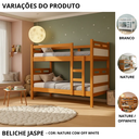 Ver imagem 7 de Beliche Modelo Jaspe Cabeceiras 100% Mdf Estrado Madeira:nature/off