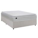 Ver imagem 1 de Cama Box Casal Colchão Molas Ensacadas Gazin com Pillow Tower New Branco