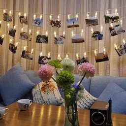 Varal Cordão Fio Pregador Prendedor Luz LED para 10 Foto Top - 2