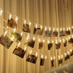 Varal Cordão Fio Pregador Prendedor Luz LED para 10 Foto Top - 4