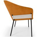 Ver imagem 6 de Kit 2 Cadeiras para Sala de Jantar Estar Living Olívia L02 Linho Cru Couríssimo Whisky - Lyam Decor