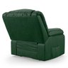 Poltrona do Papai Reclinável Pietra Power Touch Massagem Fh9 Pu Verde Musgo - Mpozenato - 10