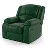 Poltrona do Papai Reclinável Pietra Power Touch Massagem Fh9 Pu Verde Musgo - Mpozenato - 8