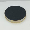 Ver imagem 4 de Bandeja Decorativa de Metal Dourado 3x20x20cm Servir Mesa Organizar Café