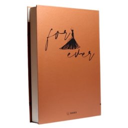 Livro Caixa Decorativo Rosa E Preto Dior For Ever 36x27x5cm - 2