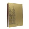 Livro Caixa Decorativo Dourado Com Desenho Cathedral 30x24x4Cm - 2