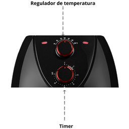 Fritadeira elétrica sem óleo Air Fryer  4,5L Amvox Arf 1205 (220V) - 2