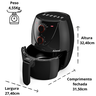 Fritadeira elétrica sem óleo Air Fryer  4,5L Amvox Arf 1205 (220V) - 10
