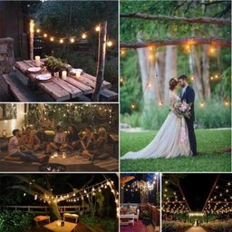 Varal de Luzes Cordão Decoração com Lâmpada Leitosa 220v 30m Bc - 2