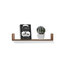Ver imagem 1 de Prateleira Decorativa tipo U - MDF Amadeirado 60x11,5x20 cm - Smart Eco