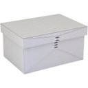 Ver imagem 3 de HOME&CO JUPTER CAIXA ORGANIZADORA SINTÉTICO CINZA 2PÇ