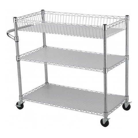 Carrinho em Aço Gourmet Restaurante Hotel Casa Churrasqueira