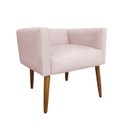 Ver imagem 1 de Banco Decorativo Nina Suede Rosa Bebe - Dominic Decor