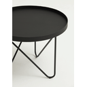 Ver imagem 2 de Mesa de Centro Steel - Tampo Laqueado - Base Aço Carbono - 60x40