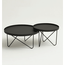 Ver imagem 3 de Mesa de Centro Steel - Tampo Laqueado - Base Aço Carbono - 60x40