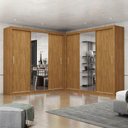 Ver imagem 1 de Closet Casal Premium Clarice Plus 06 Portas 8 Gavetas Freijó