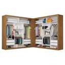Ver imagem 2 de Closet Casal Premium Clarice Plus 06 Portas 8 Gavetas Freijó