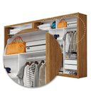 Ver imagem 7 de Closet Casal Premium Clarice Plus 06 Portas 8 Gavetas Freijó