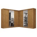 Ver imagem 3 de Closet Casal Premium Clarice Plus 06 Portas 8 Gavetas Freijó