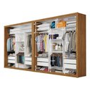 Ver imagem 5 de Closet Casal Premium Clarice Plus 06 Portas 8 Gavetas Freijó