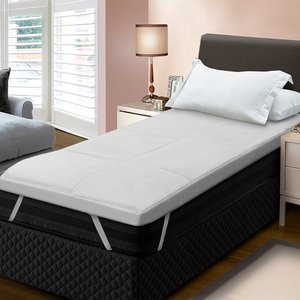 Pillow Top Solteiro Macio de Manta Siliconada Antialérgico 200 Fios Bf Colchões