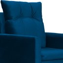 Ver imagem 5 de Kit 02 Poltronas Ligia Requinte Veludo Cores - DS Estofados Azul Marinho