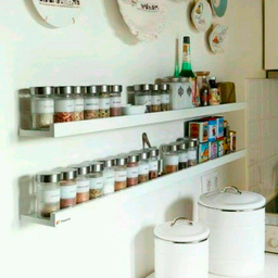 Prateleira Decorativa Porta Temperos Condimentos 50cm em MDF - 2