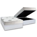 Ver imagem 1 de Cama Box Baú Casal + Colchão Ortopédico Inovaflex Comfort Premium