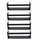 Ver imagem 3 de 3 Prateleiras Para Livros Infantil Preto 50 Cm