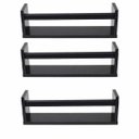 Ver imagem 5 de 3 Prateleiras Para Livros Infantil Preto 50 Cm