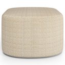 Ver imagem 6 de Kit 02 Puffs Decorativo Orgânico para Living Quarto 70cm Doha W01 Linho Palha - Lyam Decor