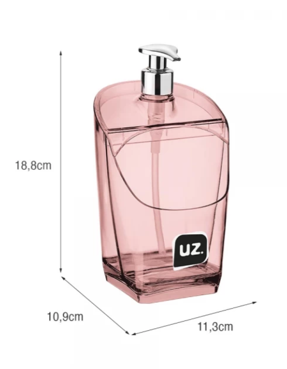 Porta Detergente - Uz Dispenser com Válvula:rose - 2