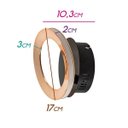 Ver imagem 2 de Arandela Ginga Rose Gold e Preto LED 6W BB015 St2134