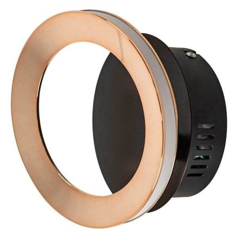 Arandela Ginga Rose Gold e Preto LED 6W BB015 St2134