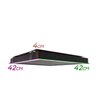 Plafon Embutir Preto Fit Edge LED 33,6W 3000K Em0123Led3-Pt Newline St2048 - 2