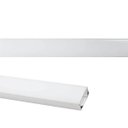 Ver imagem 4 de 1 Metro de Perfil Sobrepor Branco Alumínio 27Mm para Fita LED St1099