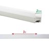 1 Metro de Perfil Branco Sobrepor 20Mm Alumínio para Fita LED St1098 - 2