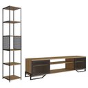 Ver imagem 1 de Rack 180 Cm 2 Pt Estante Prateleira Industrial 27x23 Mell Preto Pp