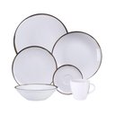 Ver imagem 1 de Jogo de Jantar Canyon 36 Peças com Bowl Porcelana Decorada Tramontina