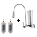 Ver imagem 1 de Torneira Gourmet Flexível Cromada com Filtro + 2 Refil Acabamento:cromado
