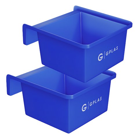 Kit 2 Cochos para Animal 30l Azul Gplas